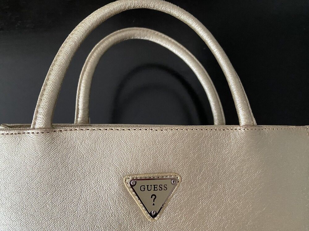 GUESS Metallic Gold Satchel/Tote